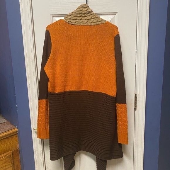 Cato’s Fashion Shawl Collared Cardigan fall color sweater cardigan size Large - Picture 4 of 12